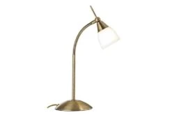 Halogen Touch Desk Lamp Satin Silver