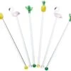 Barcraft Glass Tropical Cocktail Stirrers