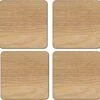 Creative Tops Oak Veneer Coasters Set Of 4