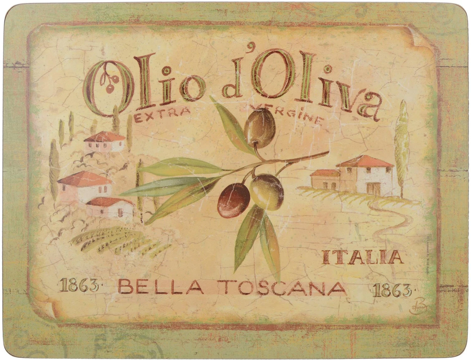 Creative Tops Olio D'Oliva Placemats Set Of 6 1 Creative Tops Olio D'Oliva Placemats Set Of 6