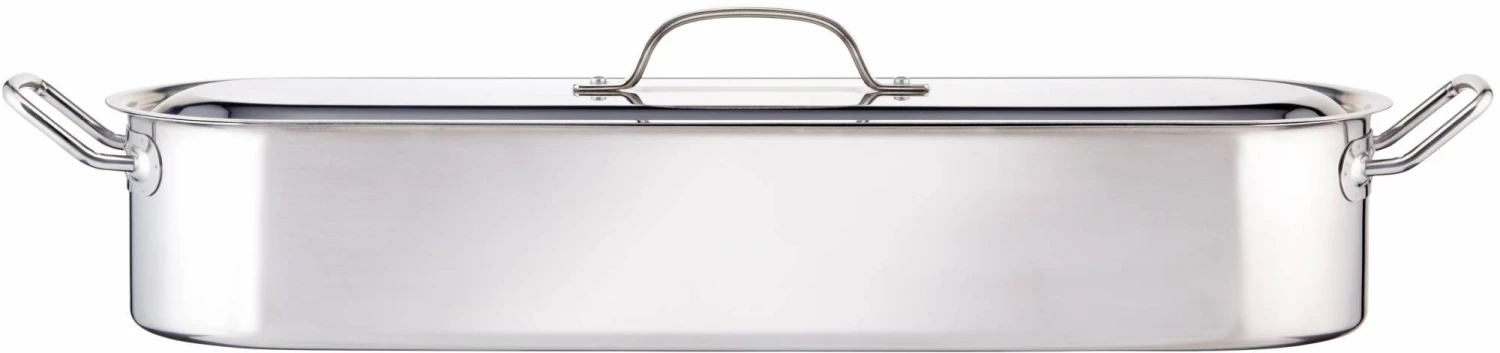 KitchenCraft Stainless Steel Fish Poacher 45cm 2 KitchenCraft Stainless Steel Fish Poacher 45cm - Image 2