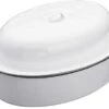 Living Nostalgia Enamel Oval Roaster With Lid 33cm