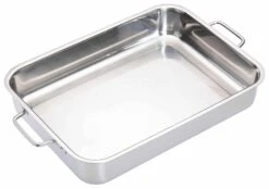 Masterclass Stainless Steel Heavy Duty Roasting Pan 27x20cm -Le Creuset Sales Store 21243 20406