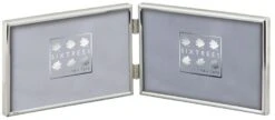 Sixtrees Cambridge Double Photo Frame - Silver Plated