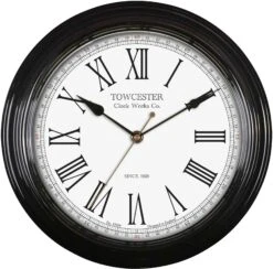 Redbourn Black Wall Clock