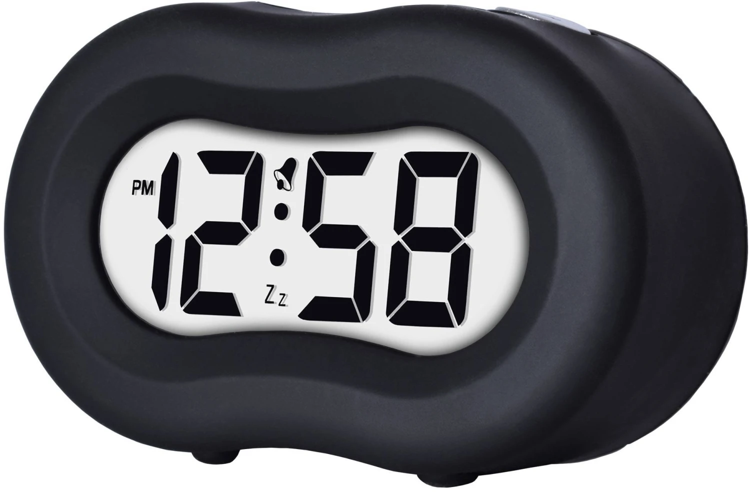 Vierra Liquorice Black Alarm Clock 2 Vierra Liquorice Black Alarm Clock - Image 2