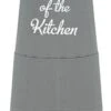 Queen Of The Kitchen Apron Grey