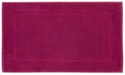 Christy Supreme Terry Towelling Bath Mat Raspberry