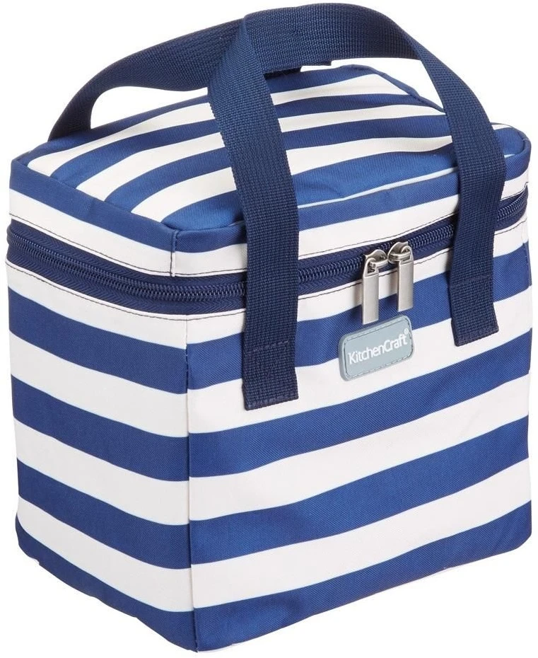 KitchenCraft Lulworth Stripe Lunch Cool Bag 1 KitchenCraft Lulworth Stripe Lunch Cool Bag