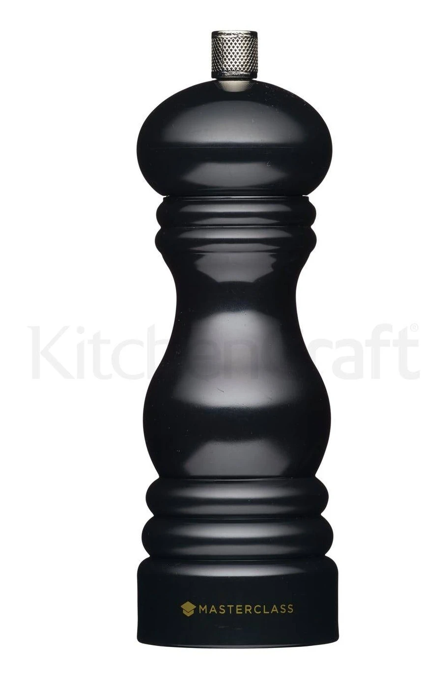 Masterclass Capstan 17cm Salt/Pepper Mill Black 1 Masterclass Capstan 17cm Salt/Pepper Mill Black