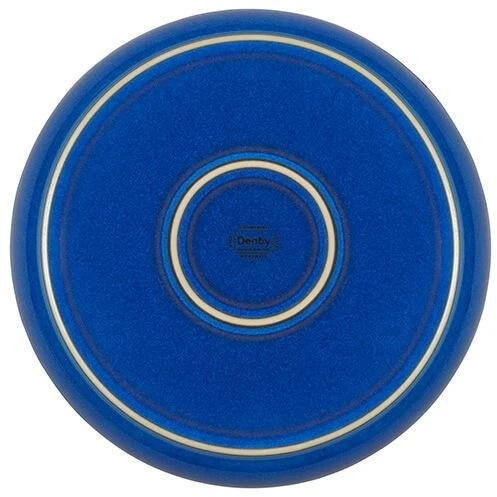Denby Imperial Blue Coupe Dinner Plate 3 Denby Imperial Blue Coupe Dinner Plate - Image 3