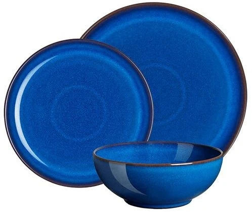 Denby Imperial Blue 12 Piece Coupe Set 1 Denby Imperial Blue 12 Piece Coupe Set