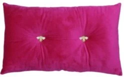Riva Bumble Cushion 30x50cm - Fuchsia