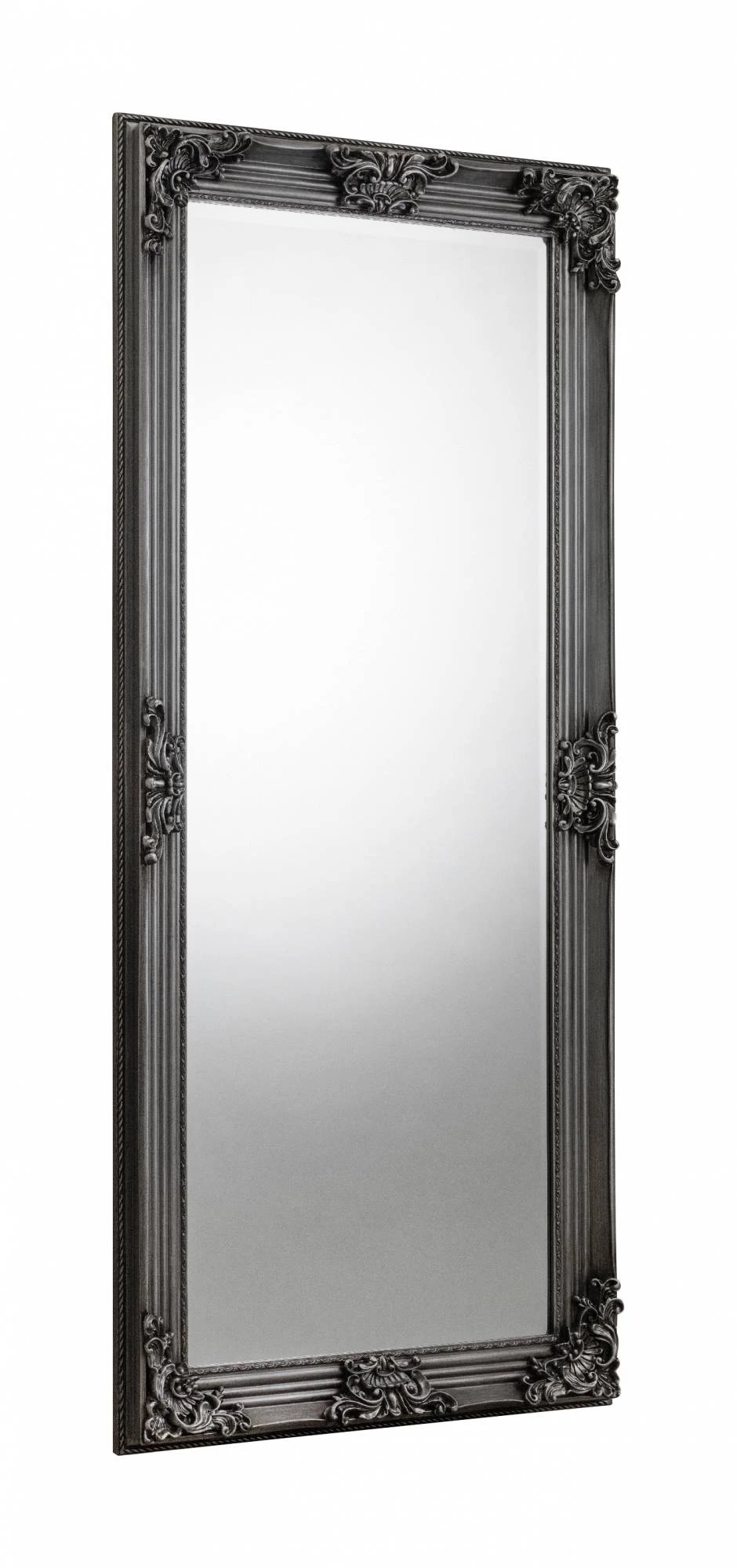 Julian Bowen Rococo Pewter Lean-To Dress Mirror 1 Julian Bowen Rococo Pewter Lean-To Dress Mirror