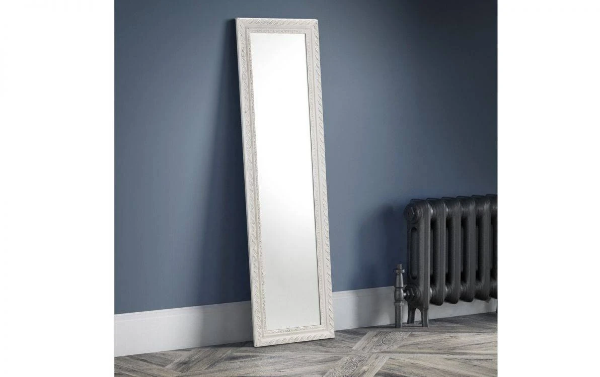 Julian Bowen Allegro White Dress Mirror 2 Julian Bowen Allegro White Dress Mirror - Image 2
