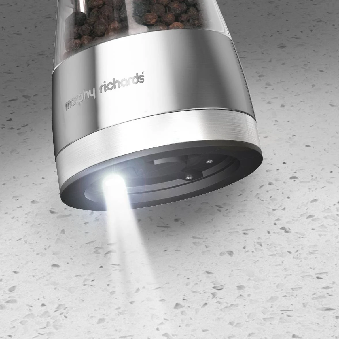 Morphy Richards Accents Electronic Salt & Pepper Mill Stainless Steel 4 Morphy Richards Accents Electronic Salt & Pepper Mill Stainless Steel - Image 4