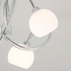 BHS Soni Small Flush Ceiling Light Chrome -Le Creuset Sales Store 42795 7809