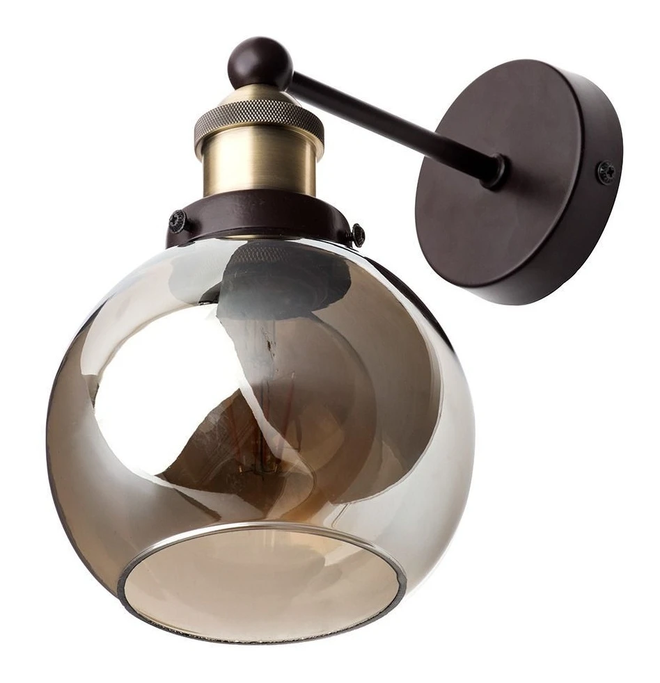 BHS Carter Industrial Glass Ball Wall Light 1 BHS Carter Industrial Glass Ball Wall Light