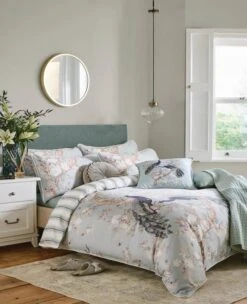 Laura Ashley Belvedere Duck Egg Duvet Set