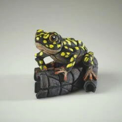 Edge Sculpture African Frog Yellow Spot