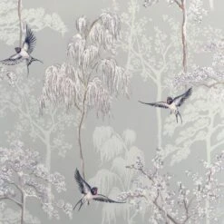 Arthouse Japanese Garden Grey Wallpaper