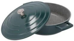 Masterclass Cast Aluminium Shallow Casserole Dish 28cm Green 7 Masterclass Cast Aluminium Shallow Casserole Dish 28cm Green -Le Creuset Sales Store 49188 36039