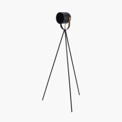 Pacific Lifestyle Auden Black Metal Tripod Floor Lamp