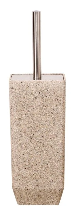 Showerdrape Metro Toilet Brush & Holder Sand