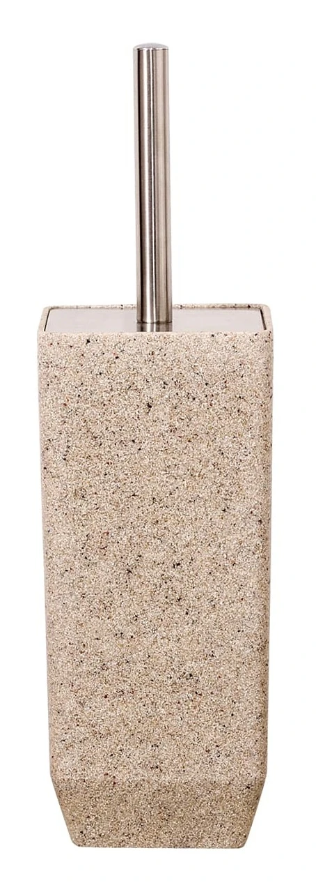 Showerdrape Metro Toilet Brush & Holder Sand 1 Showerdrape Metro Toilet Brush & Holder Sand