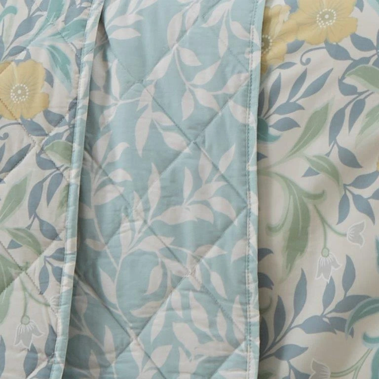 Dreams & Drapes Sandringham Duck Egg Bedspread 2 Dreams & Drapes Sandringham Duck Egg Bedspread - Image 2