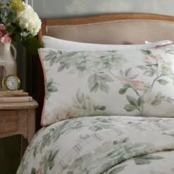 Appletree Campion Green/Coral Duvet Cover Set -Le Creuset Sales Store 54058 24030
