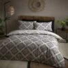 Catherine Lansfield Aztec Geo Natural Duvet Set