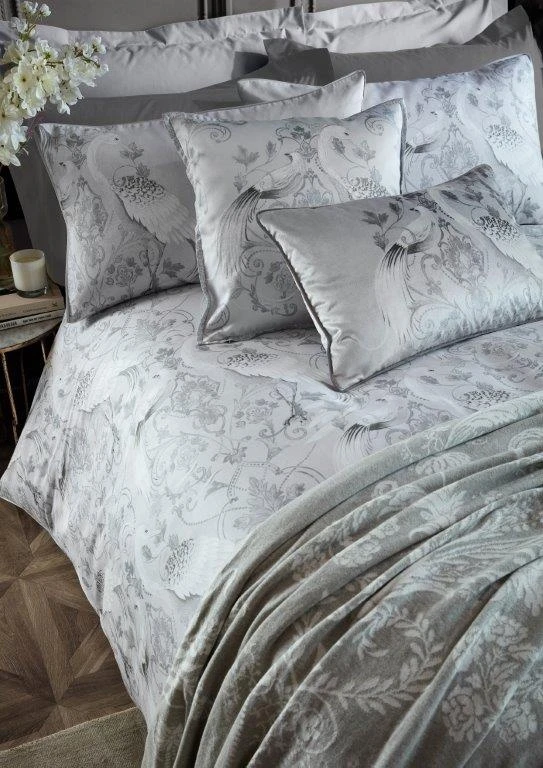 Laura Ashley Tregaron Silver Duvet Cover Set 1 Laura Ashley Tregaron Silver Duvet Cover Set